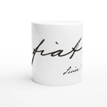 Lade das Bild in den Galerie-Viewer, Weiße Keramiktasse - mit original Handschrift von Luisa Piccarreta