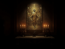 Carica l'immagine nel visualizzatore di Gallery, Der Kosmische Christus - Leinwand
